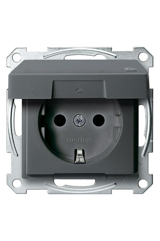 Merten-SM 162 dugalj földelt gyerekzárral fehér IP20 süllyesztett rugós Schneider - MTN2414-0414