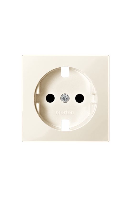 Merten-SM 162 dugalj földelt gyerekzárral krém IP20 süllyesztett Schneider - MTN2330-0344