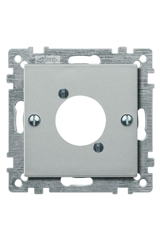 Merten-SM adapterkeret közpotni fedéllel XLR audió csatlakozóhoz műanyag alumínium Schneider - MTN468960