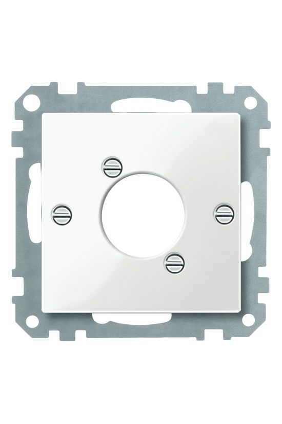 Merten-SM adapterkeret közpotni fedéllel XLR audió csatlakozóhoz műanyag fehér Schneider - MTN468019