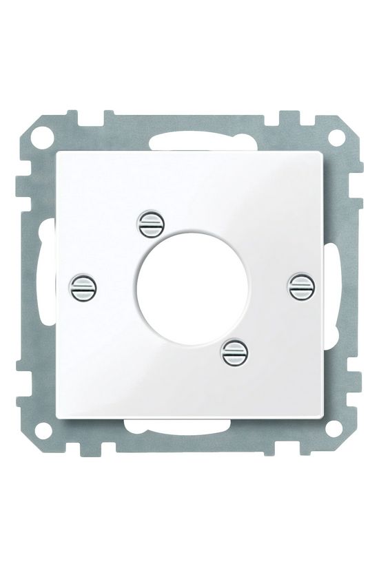 Merten-SM adapterkeret közpotni fedéllel XLR audió csatlakozóhoz műanyag fehér Schneider - MTN468025