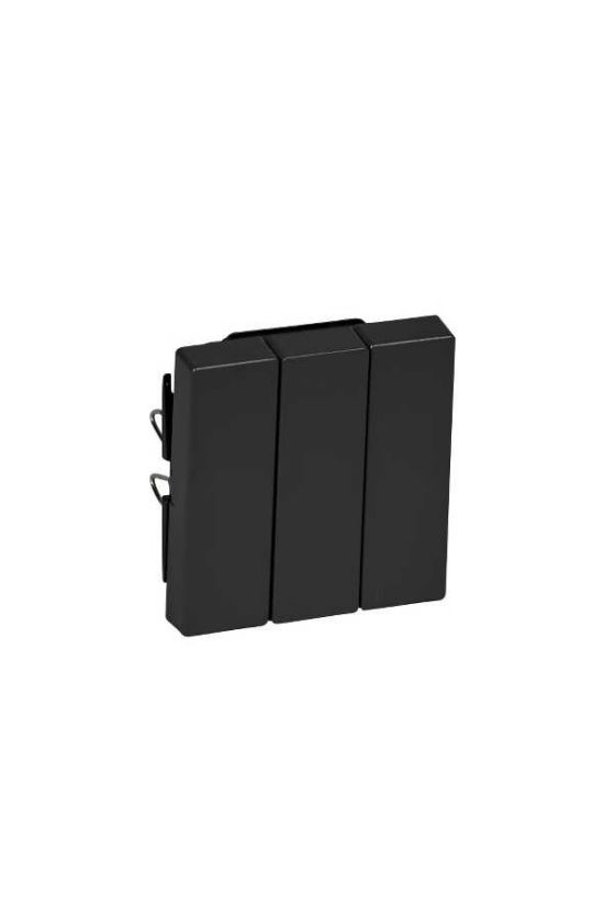 Merten-SM billentyű 101/3 hármas kapcs/nyg.-hoz antracit üres-jel IP20 műanyag matt Schneider - MTN311914