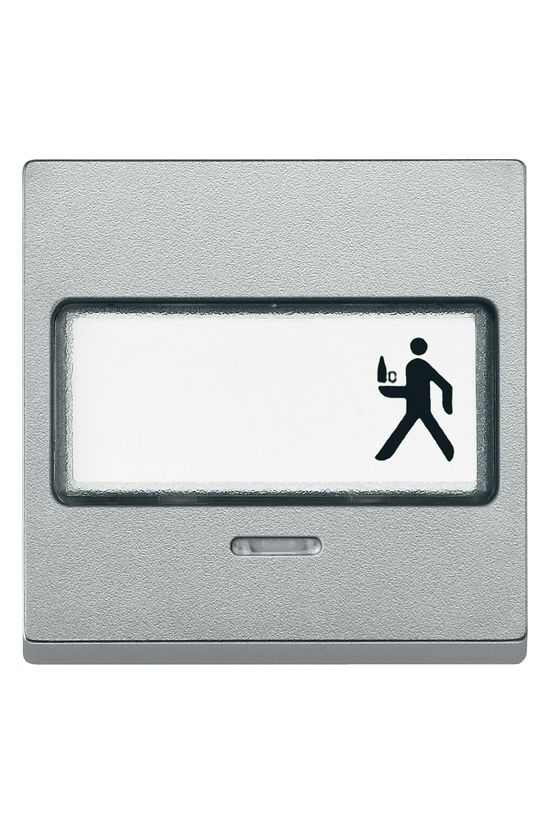 Merten-SM billentyű alumínium szövegmező-jel címketartós IP20 műanyag matt kapocs Schneider - MTN434660