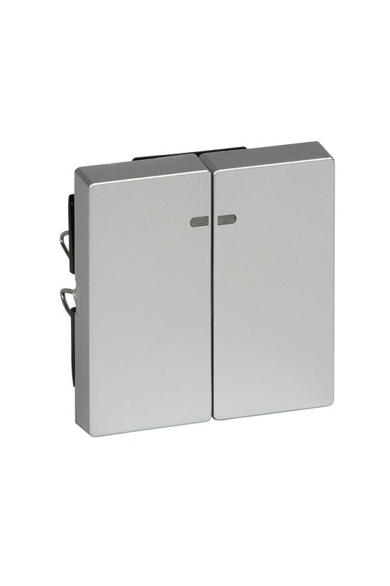 Merten-SM billentyű alumínium üres-jel IP20 műanyag matt kapocs Schneider - MTN3420-0460