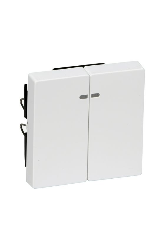 Merten-SM billentyű antibakteriális aktívfehér fehér üres-jel IP20 műanyag fényes Schneider - MTN3420-0325