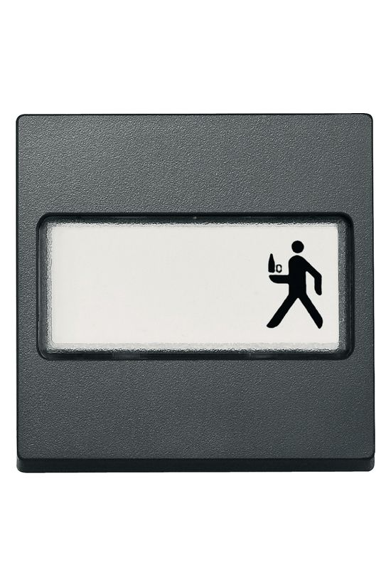 Merten-SM billentyű antracit szövegmező-jel címketartós IP20 műanyag matt kapocs Schneider - MTN433314