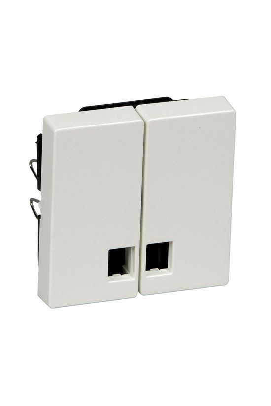 Merten-SM billentyű átlátszó polárfehér fehér üres-jel IP20 műanyag fényes kapocs Schneider - MTN438519