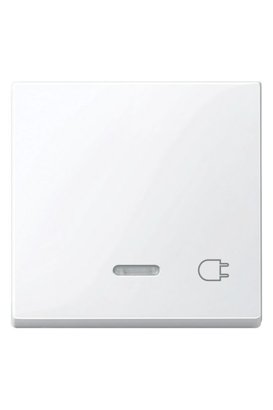 Merten-SM billentyű kapcsolható dugaljhoz dugalj-jellel antibakt. fehér egyéb-jel IP20 Schneider - MTN435225