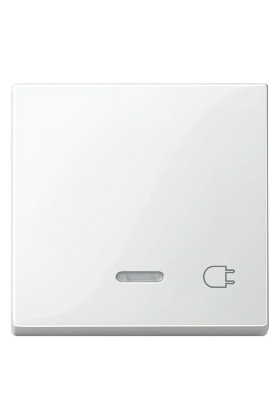 Merten-SM billentyű kapcsolható dugaljhoz dugalj-jellel polárfehér fehér egyéb-jel IP20 Schneider - MTN435219