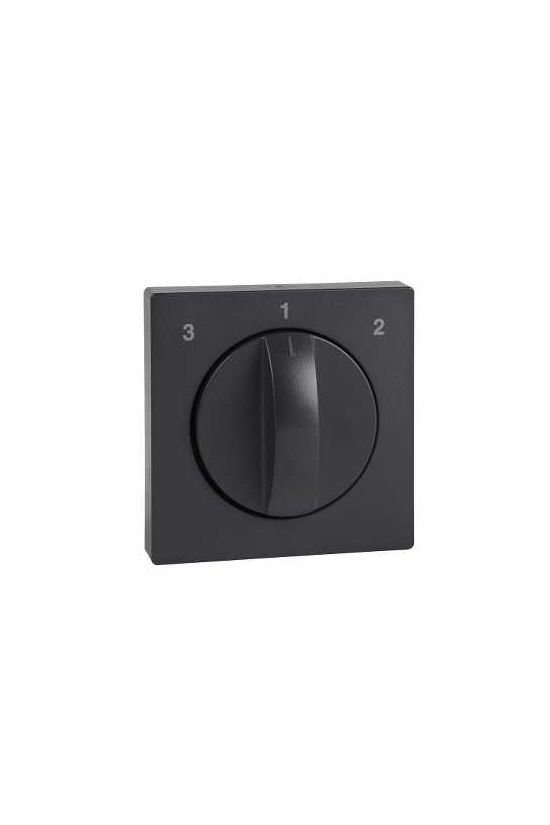 MERTEN Fedlap, forgatógombos ventilátor kapcsolóhoz, System-M, antracit - MTN437114