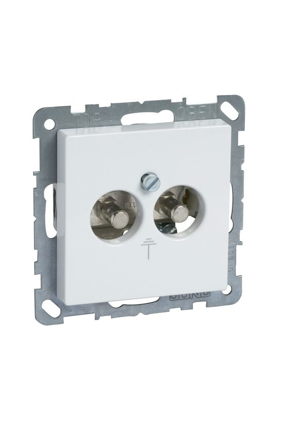 Merten-SM EPH csatlakozó betét közp. fedéllel antibakterilális műanyag fehér Schneider - MTN290425