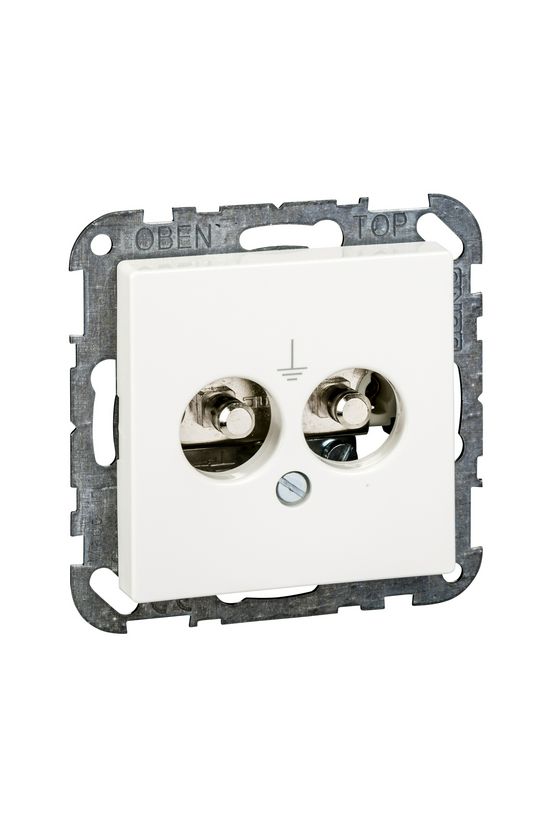 Merten-SM EPH csatlakozó betét közp. fedéllel műanyag fehér címketartó nélkül Schneider - MTN290419