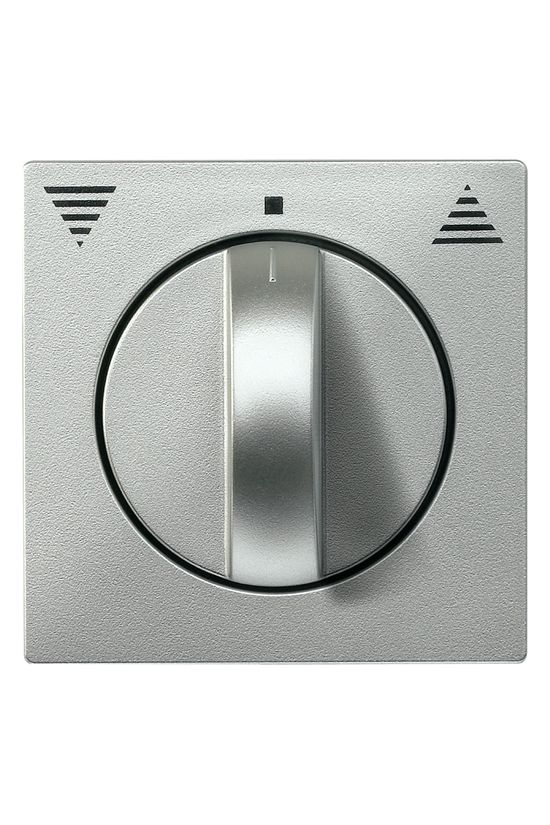 Merten-SM fedlap alumínium nyíl-jel IP20 műanyag matt kapocs Schneider - MTN569860