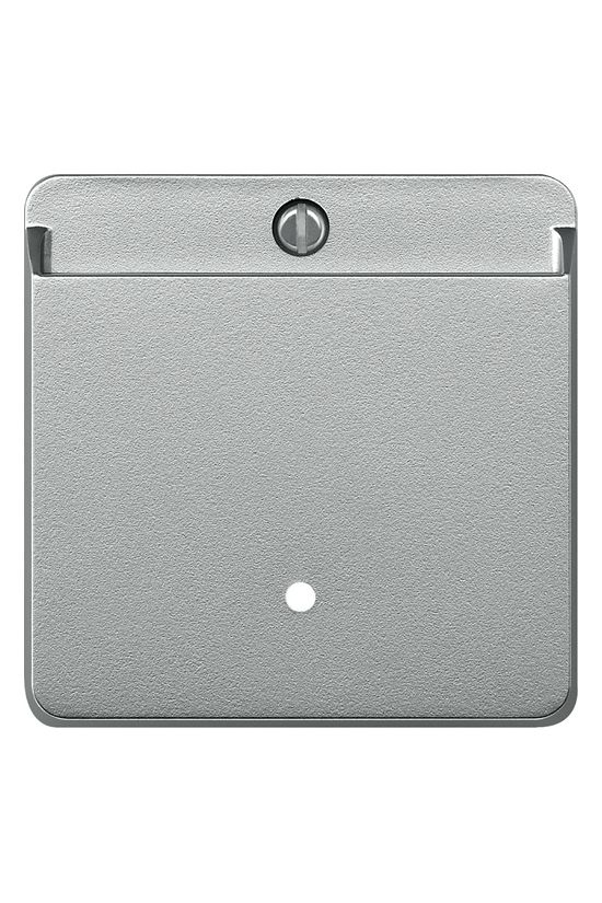 Merten-SM fedlap alumínium üres-jel IP20 műanyag matt csavaros Schneider - MTN315460