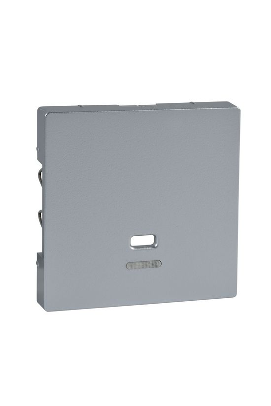 Merten-SM fedlap alumínium üres-jel IP20 műanyag matt kapocs Schneider - MTN3380-0460