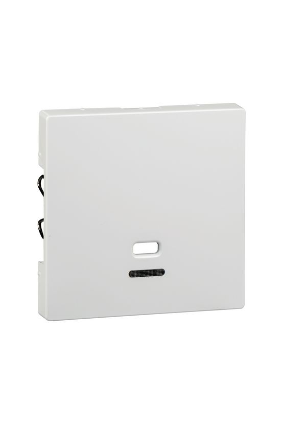 Merten-SM fedlap antibakteriális fehér üres-jel IP20 műanyag fényes kapocs Schneider - MTN3380-0325