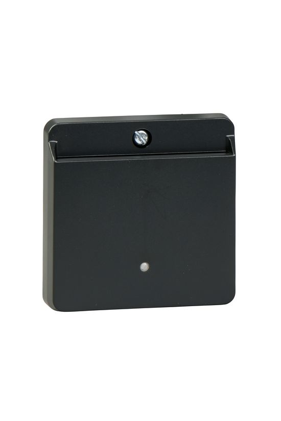 Merten-SM fedlap antracit üres-jel IP20 műanyag matt csavaros Schneider - MTN315414