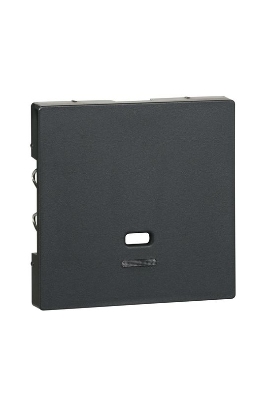 Merten-SM fedlap antracit üres-jel IP20 műanyag matt kapocs Schneider - MTN3380-0414