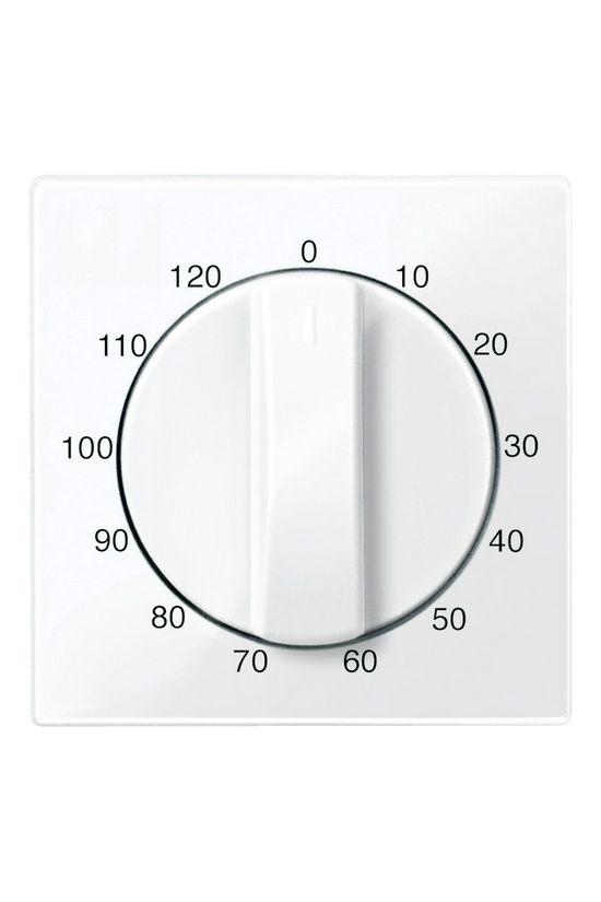 Merten-SM fedlap időkapcsolóhoz (120p) aktívfehér fehér időjelzés-jel IP20 műanyag Schneider - MTN567525