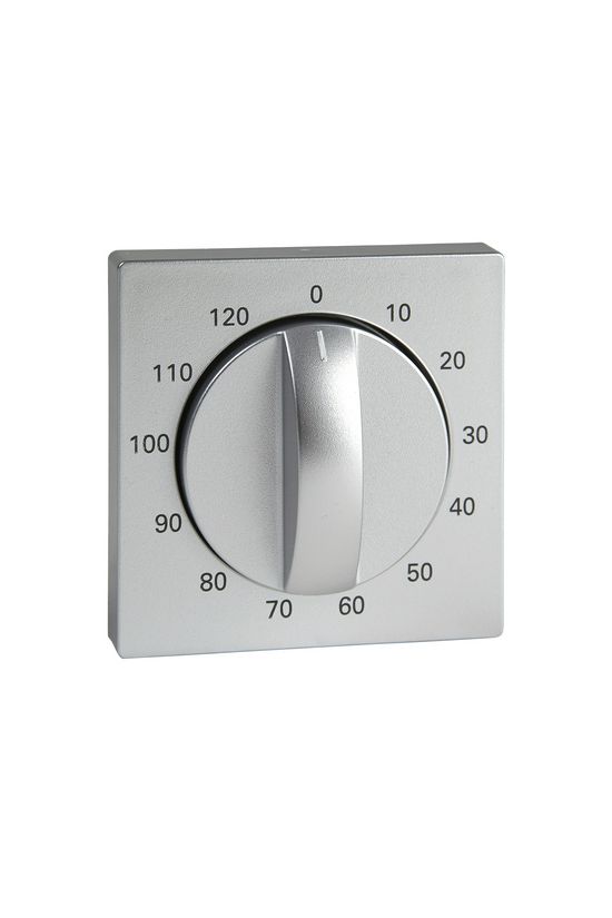 Merten-SM fedlap időkapcsolóhoz (120p) alumínium időjelzés-jel IP20 műanyag fényes Schneider - MTN539260