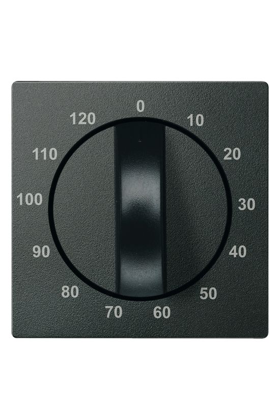 Merten-SM fedlap időkapcsolóhoz (120p) antracit időjelzés-jel IP20 műanyag fényes Schneider - MTN539214