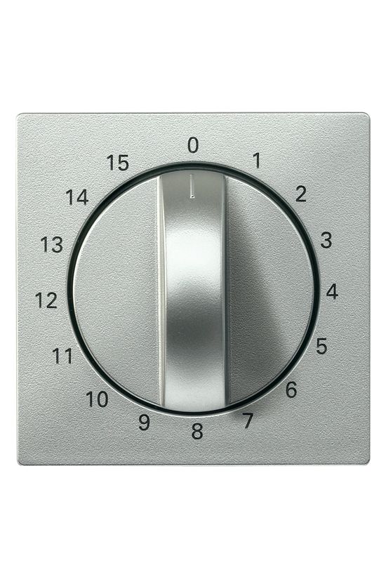 Merten-SM fedlap időkapcsolóhoz (15p) alumínium időjelzés-jel IP20 műanyag fényes Schneider - MTN539060