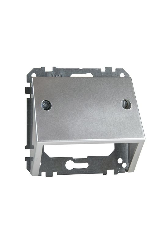 Merten-SM fedlap kommunikációs csatlakozóhoz műanyag alumínium címketartó nélkül Schneider - MTN464660