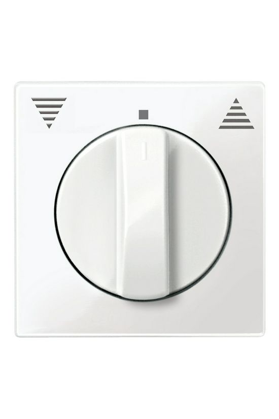 Merten-SM fedlap polárfehér fehér nyíl-jel IP20 műanyag fényes kapocs Schneider - MTN567119