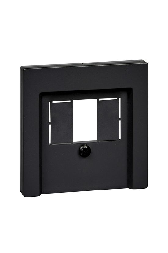 Merten-SM fedlap többfunkciós műanyag antracit címketartó nélkül Schneider - MTN297914