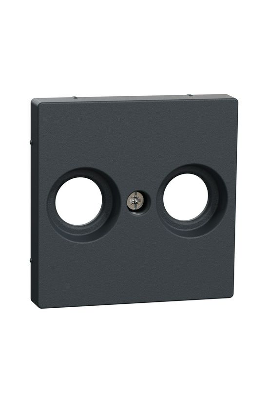 Merten-SM fedlap TV-R antracit IP20 műanyag fényes csavar Schneider - MTN4122-0414