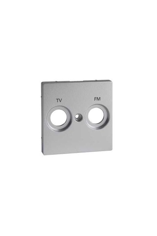 Merten-SM fedlap TV-RD koax-antennadugaljhoz műanyag alumínium címketartó nélkül Schneider - MTN299560