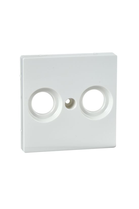 Merten-SM fedlap TV-RD koax-antennadugaljhoz műanyag címketartó nélkül Schneider - MTN4122-0319