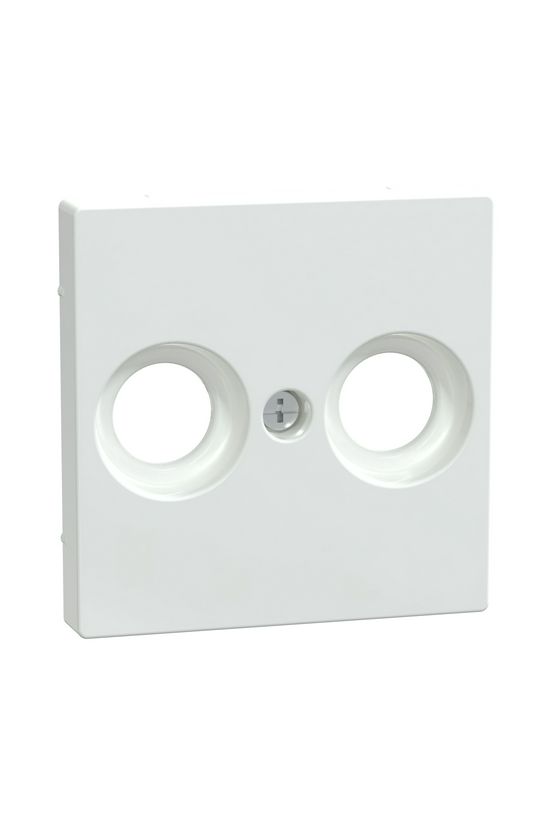 Merten-SM fedlap TV-RD koax-antennadugaljhoz műanyag címketartó nélkül Schneider - MTN4122-0325