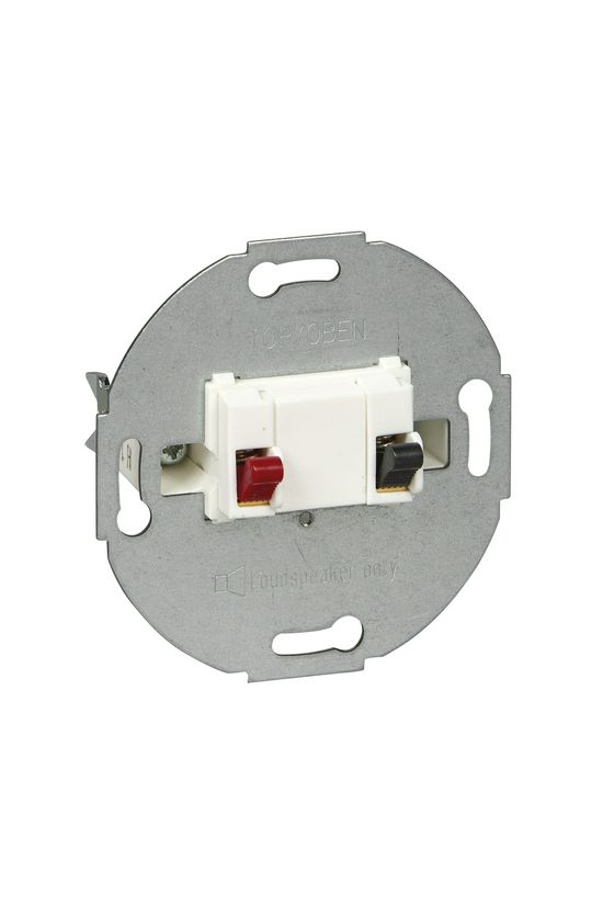 Merten-SM hangszóró csatlakozó betét közp. fedéllel monó fehér címketartó nélkül Schneider - MTN466919