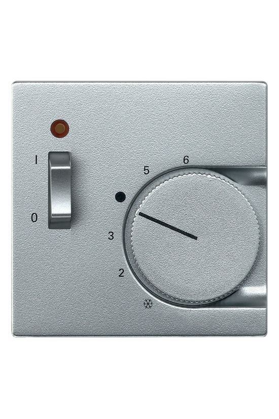 Merten-SM szobatermosztát fedlap alumínium egyéb-jel IP20 műanyag matt csavaros Schneider - MTN536160