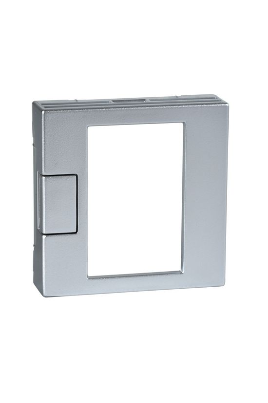 Merten-SM szobatermosztát fedlap alumínium üres-jel IP20 műanyag matt bepattintás Schneider - MTN5775-0460