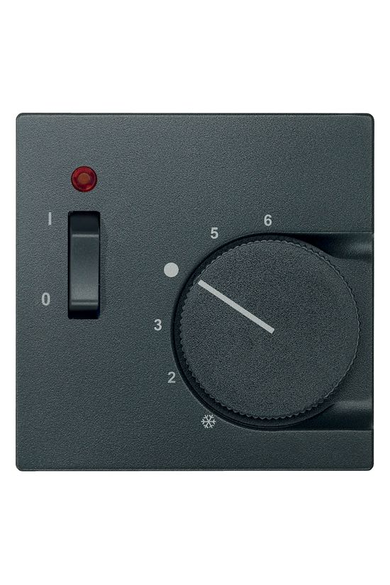 Merten-SM szobatermosztát fedlap antracit egyéb-jel IP20 műanyag matt csavaros Schneider - MTN536114