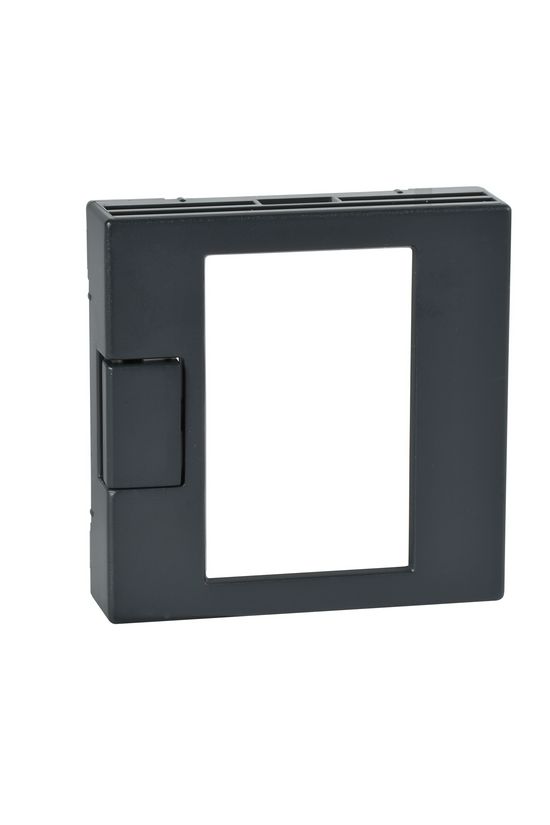 Merten-SM szobatermosztát fedlap antracit üres-jel IP20 műanyag matt bepattintás Schneider - MTN5775-0414