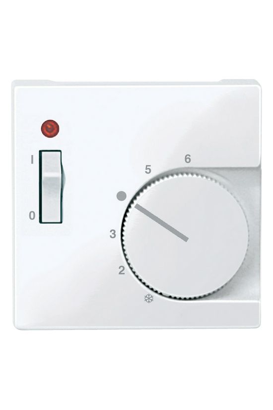 Merten-SM szobatermosztát fedlap fehér egyéb-jel IP20 műanyag fényes csavaros Schneider - MTN534825