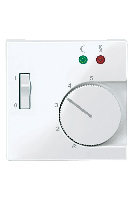 Merten-SM szobatermosztát fedlap fehér egyéb-jel IP20 műanyag fényes csavaros Schneider - MTN534925