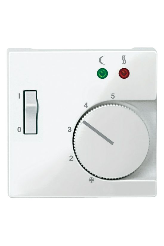 Merten-SM szobatermosztát fedlap padlófűtéshez fehér egyéb-jel IP20 műanyag fényes Schneider - MTN534919