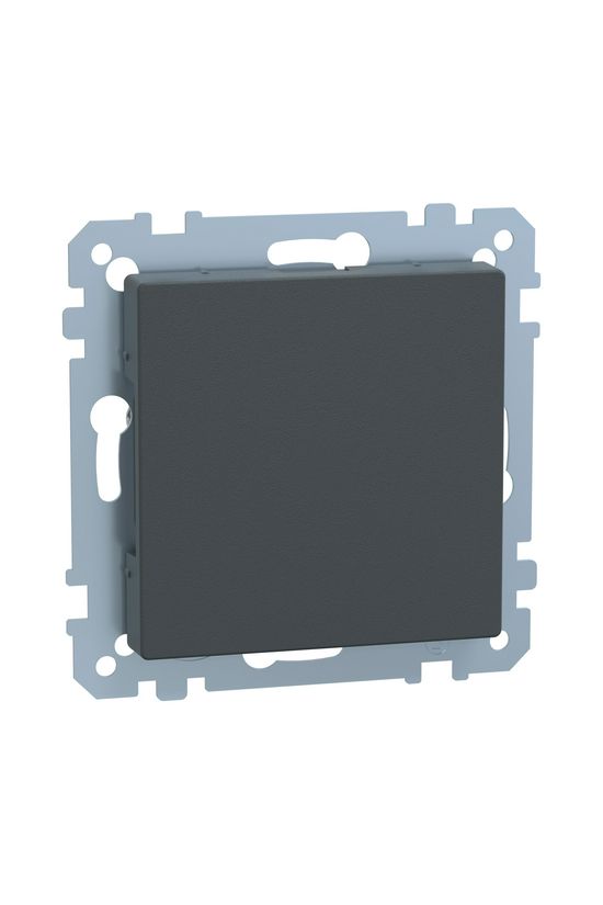 Merten-SM vakfedél adapterkerettel műanyag antracit címketartó nélkül Schneider - MTN391814