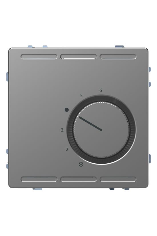 Merten szobatermosztát analóg 5°C 30°C 230VAC süllyesztett fűtés nyit/zár Schneider - MTN5762-6036