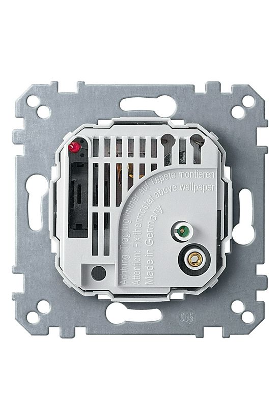 Merten szobatermosztát analóg kapcsolós 5°C 30°C 24VAC süllyesztett fűtés nyit/zár Schneider - MTN536304