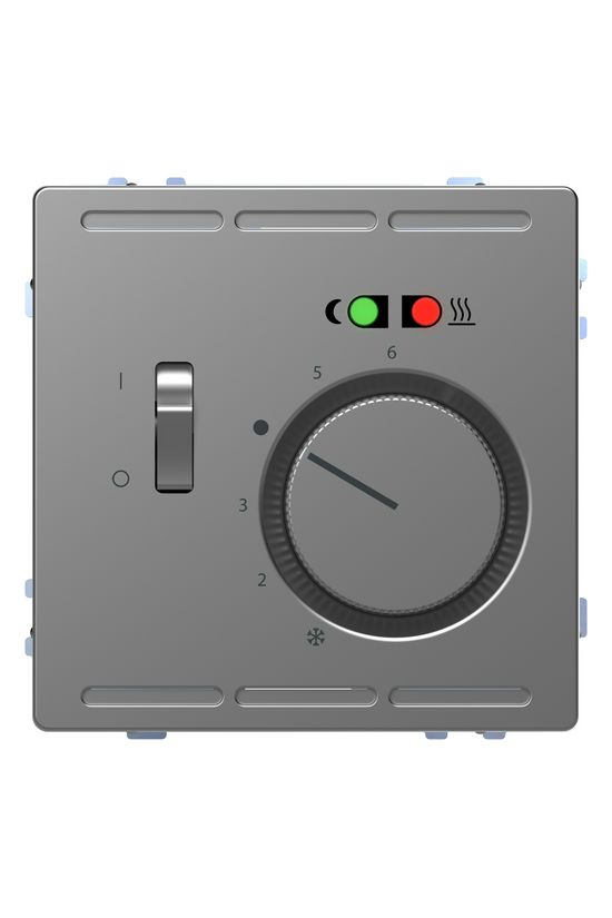 Merten szobatermosztát analóg padlófűtéshez 10°C 50°C 230VAC süllyesztett fűtés Schneider - MTN5764-6036