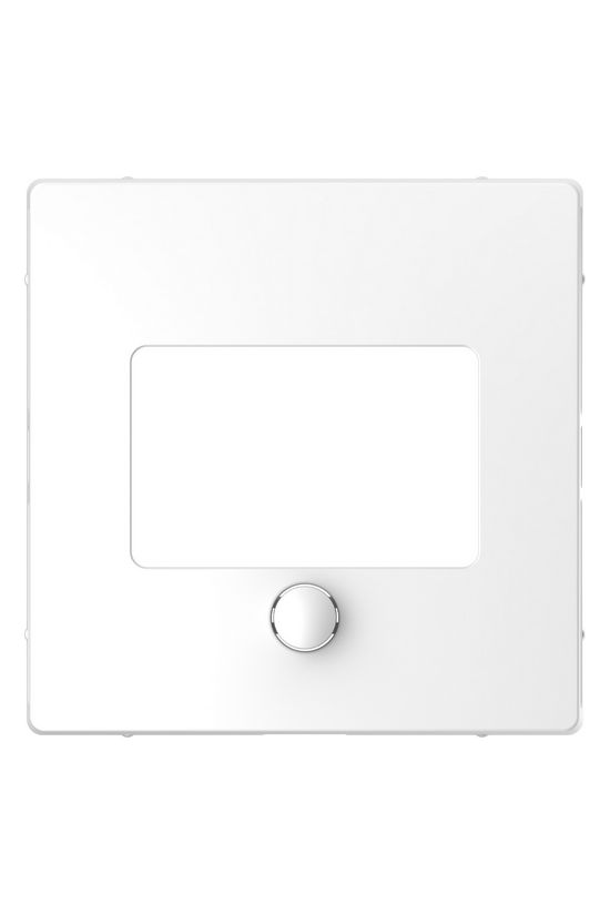 Merten szobatermosztát fedlap fehér üres-jel IP20 műanyag fényes bepattintás Schneider - MTN5775-6035