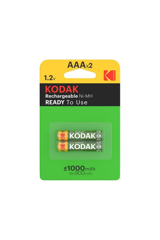 Mikro akkumulátor 2db 1.2V 1000mAh nikkel-fém-hidrid LR03 Micro(AAA/R03) AAA R2U KODAK - AAA1000B2