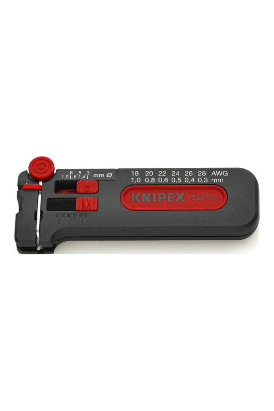 Vezetékcsupaszító mini 0.30-1mm KNIPEX - 1280100SB