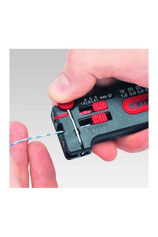 Vezetékcsupaszító mini 0.30-1mm KNIPEX - 1280100SB