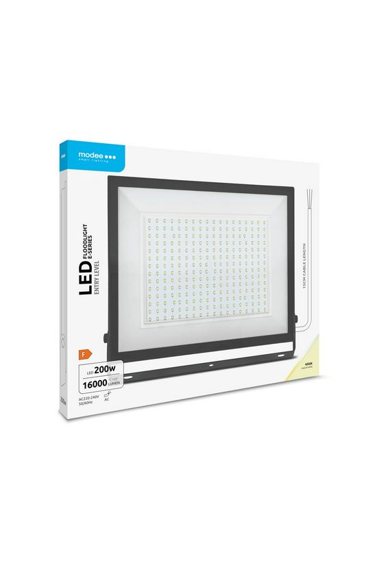 Modee LED Reflektor E-series Slim 200W 120° 4000K 16000lm 2év gar IP65 Modee - ML-FLS4000K200WEN
